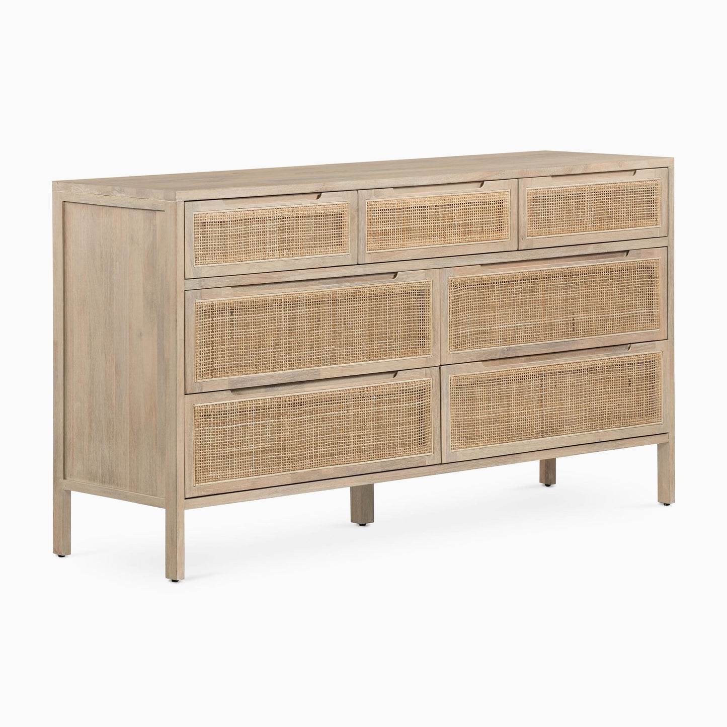 Yvette Woven 7-Drawer Dresser (60")