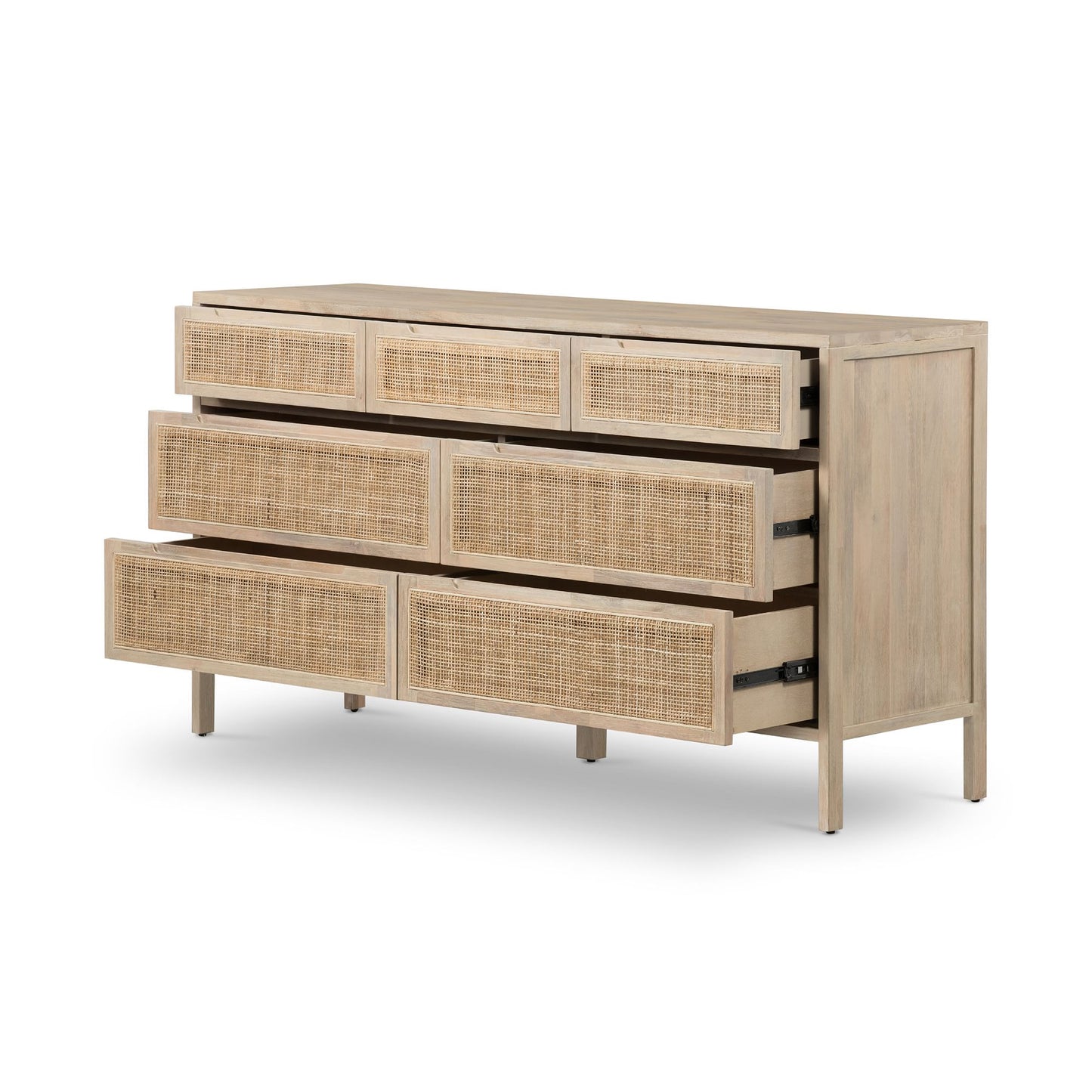 Yvette Woven 7-Drawer Dresser (60")