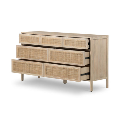 Yvette Woven 7-Drawer Dresser (60")