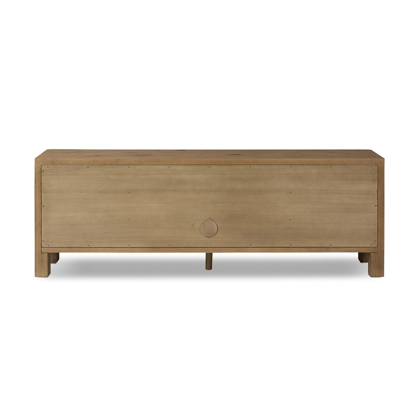 Zelina Oak Media Console (78")